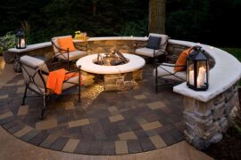 Have A Fire Pit Under a Covered Patio?