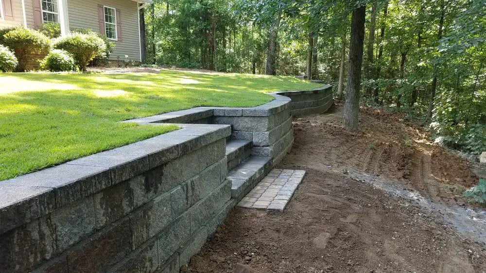 How To Build A Paver Patio On Sloped Yard And Not Clever - How Do You Build A Patio On Top Of Grass