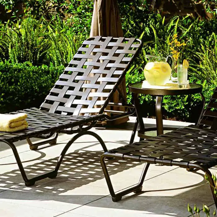 Paint Patio Furniture With Vinyl Straps