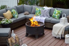 Put A Outdoor Rug Under: Gas, Propane, Wood Fire Pit?
