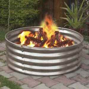 Can I Use Galvanized Steel For A Fire Pit?