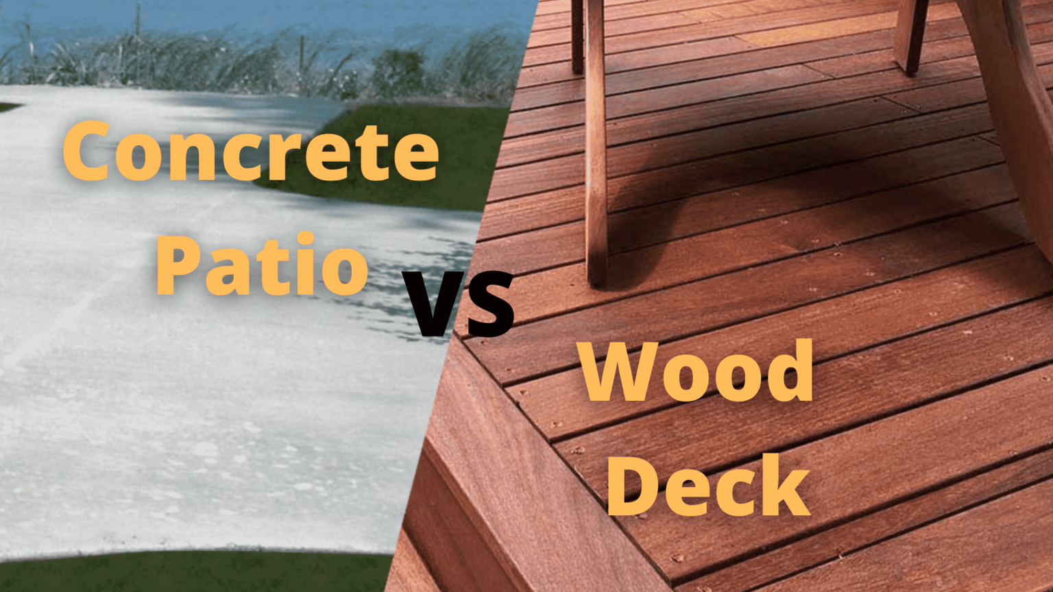 Wood Deck vs Cement Patio What’s More Economical? Clever Patio