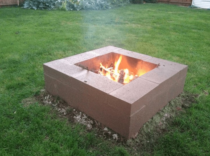 Cinder Block Fire Pit Ideas and Cost