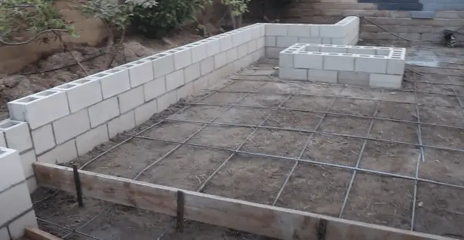 Building a Front Porch with Cinder Blocks