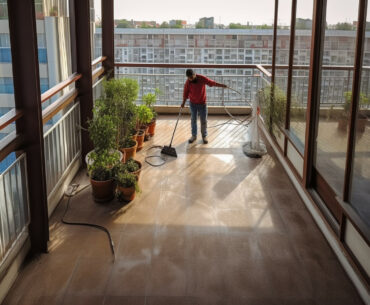 How to Clean Balcony Floor