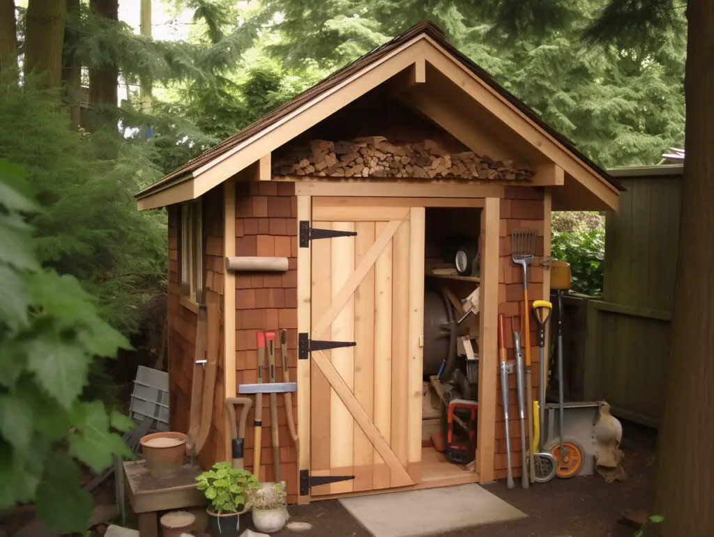how to build a shed door
