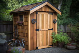 how to build a shed door