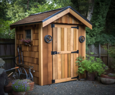 how to build a shed door