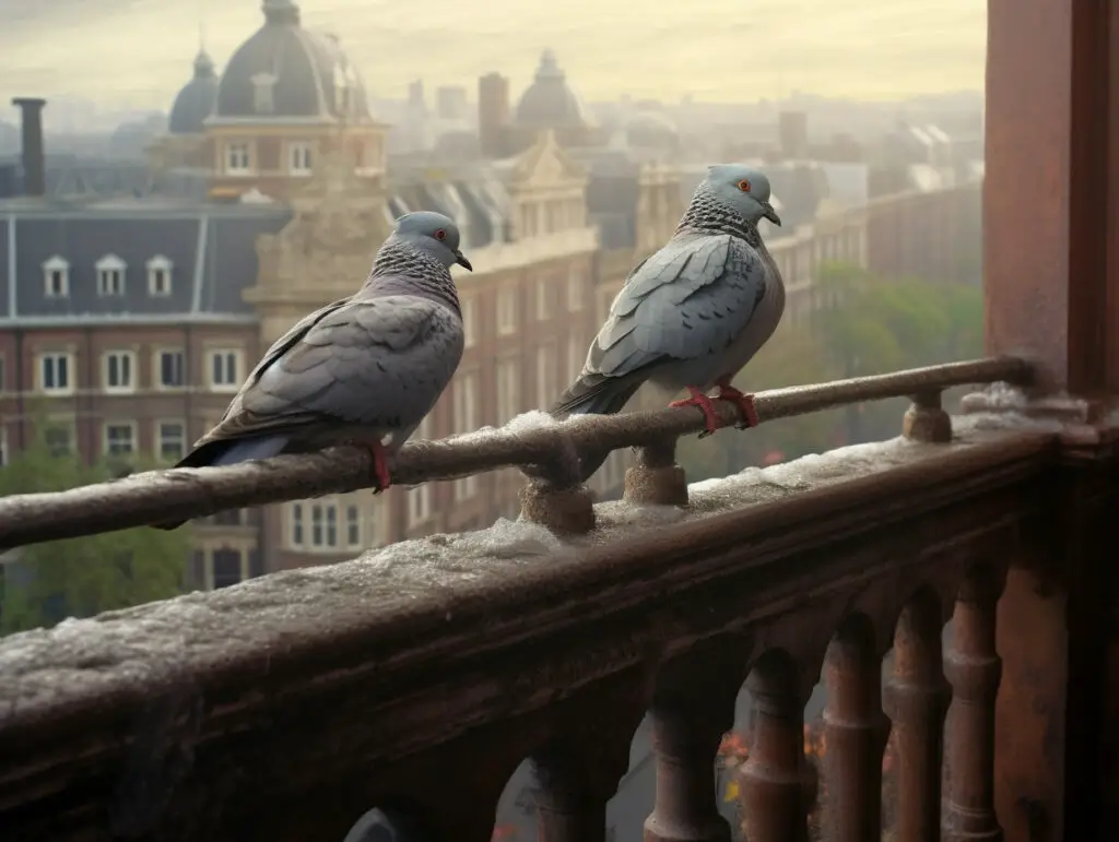 how to get rid of pigeons on balcony