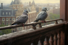 how to get rid of pigeons on balcony