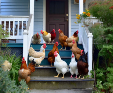 how to keep chickens off your porch