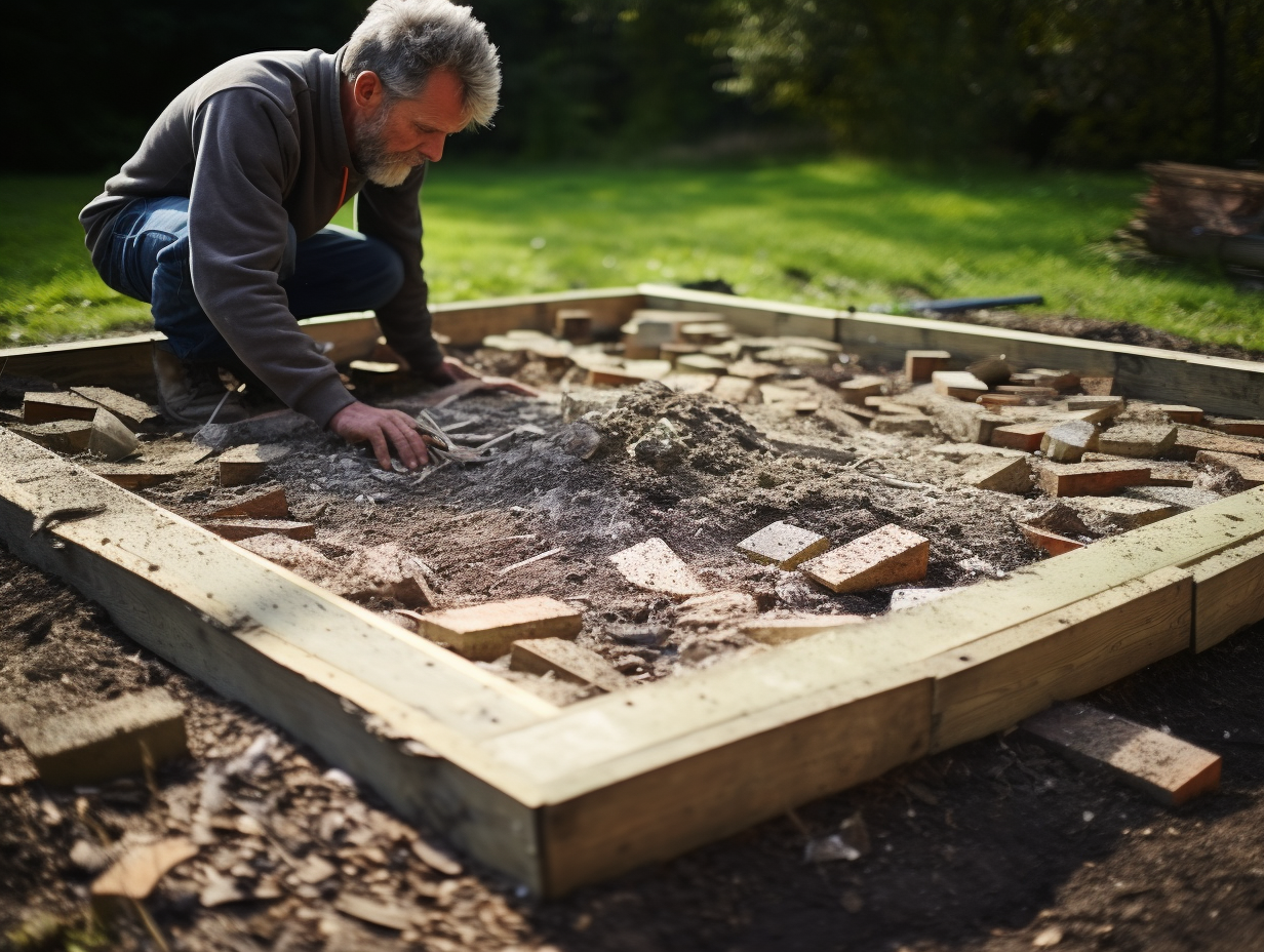 Building a Shed Base on Uneven Ground: Tips and Tricks - Clever Patio