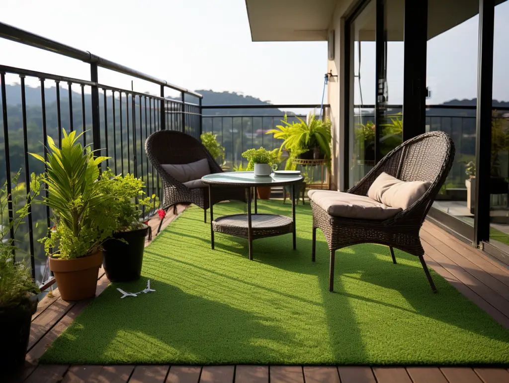 grass mat for balcony